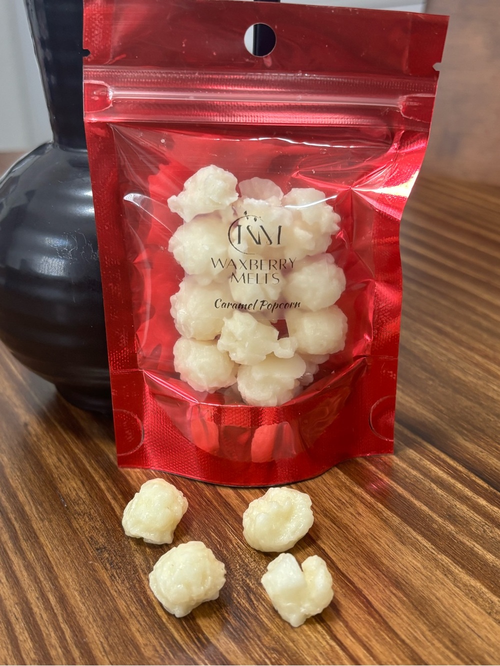 Hand Crafted Trial Size Caramel Popcorn Wax Melts